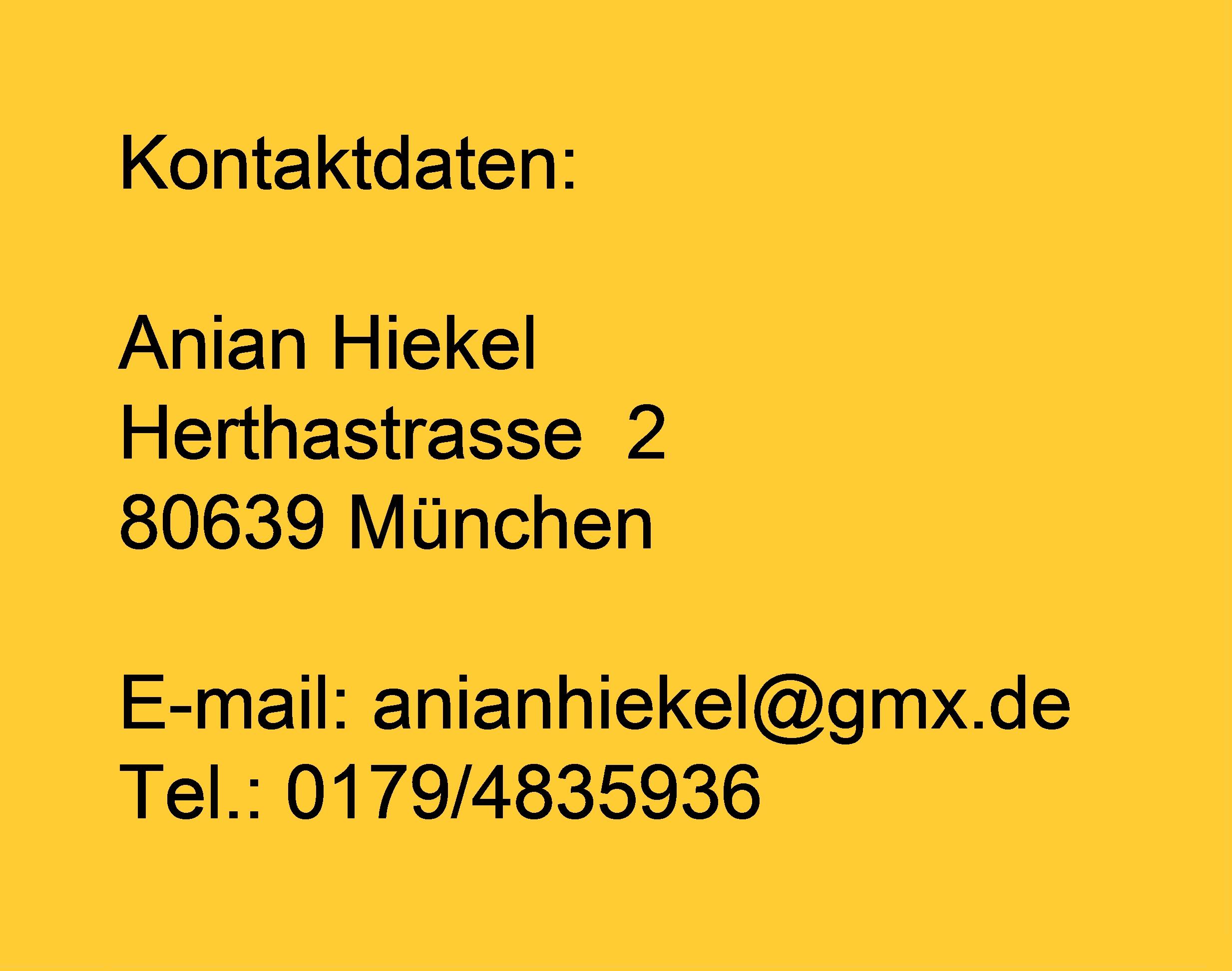 Kontaktdaten